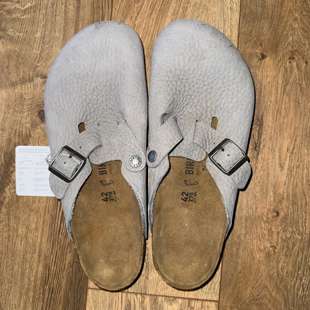 Birkenstock Gray Loafers & Slip-Ons - Picture 1 of 1